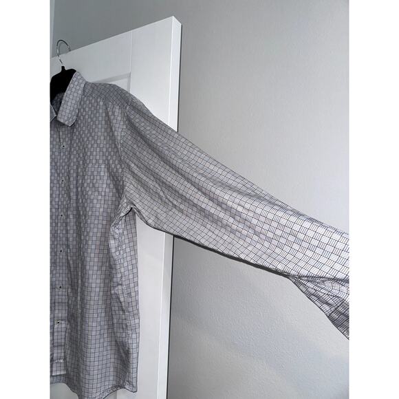 Johnston & Murphy Tailored Fit Button Up Shirt Men’s XXL - Picture 4 of 7